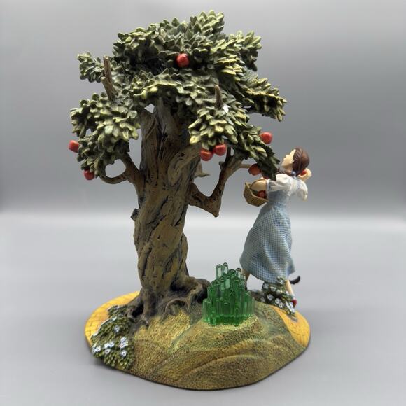 Franklin Mint Wizard of Oz Dorothy and Wicked Apple Tree Figurine Read - Picture 3 of 12